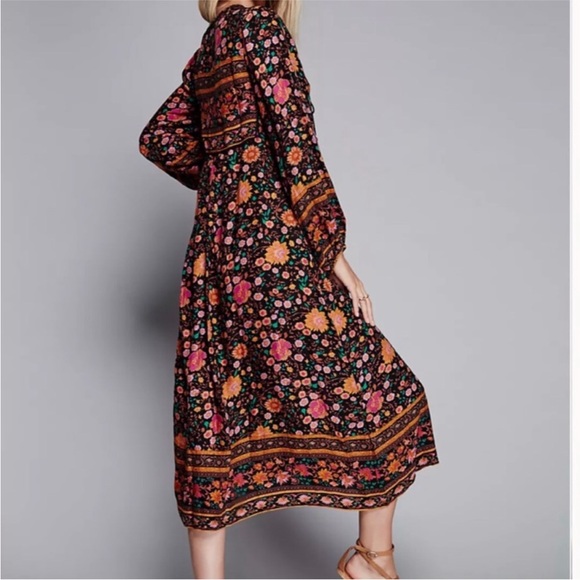 Wintergarden Boho Midi Dress - Picture 2 of 11